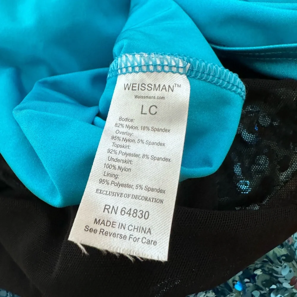 Weissman Bad at Love Teal Girls’ Dance Costume